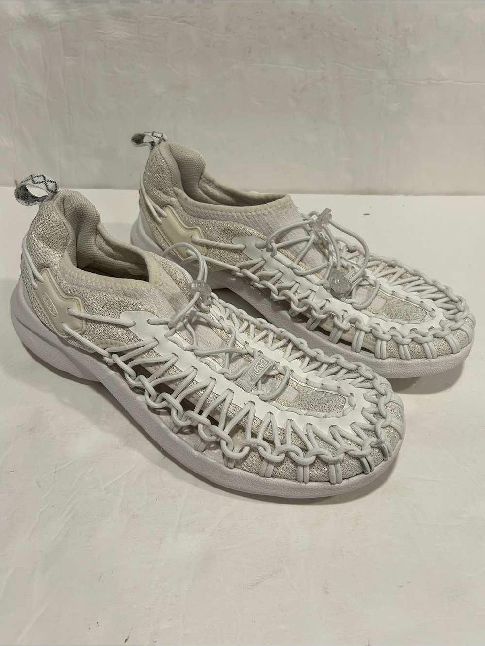 Keen Uneek SNK Sneakers shoes Women's size 10 White 1022392 Hiking Outdoor